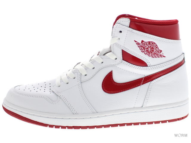 jordan one white and red