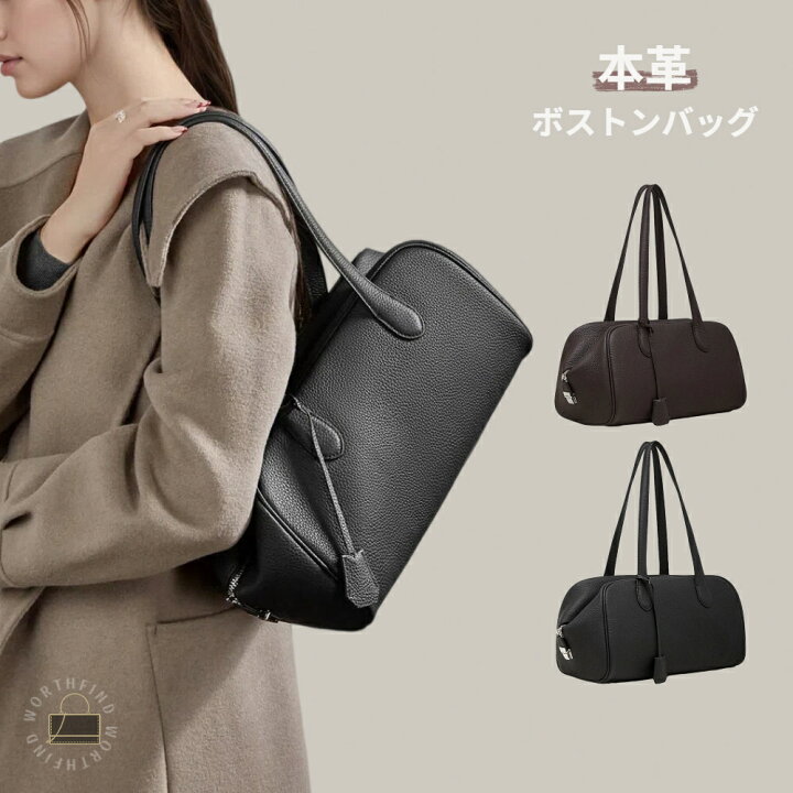 楽天市場】本革 牛革 ボストンバッグ レディース 2way ハンドバッグ 