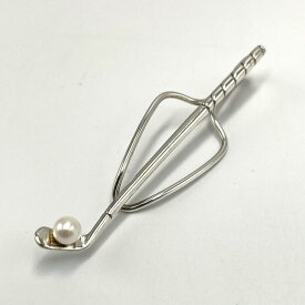 TIFFANY＆Co. ティファニー ゴルフモチーフ パール付き ネクタイピン タイピン シルバー 紳士小物 メンズ 男性 アクセサリー フォーマル ビジネス スポーツモチーフ 定番 ブランド小物 ブランド品 服装小物 ティファニータイピン IS-00492