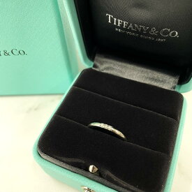 TIFFANY＆Co. ティファニー フォーエバー ウェディング バンドリング ダイヤ Pt950 7号 ダイヤモンド ダイヤ プラチナ 結婚指輪 マリッジリング ブライダル 定番 人気 レディース 女性 ブランドジュエリー ブランドアクセサリーブランド品
