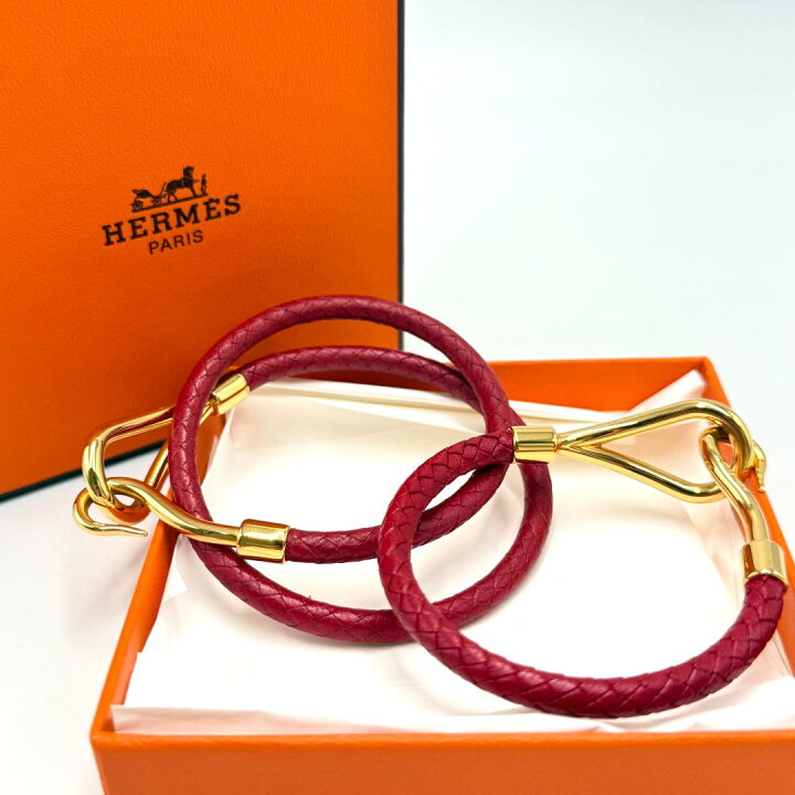 楽天市場】美品 HERMES エルメス ジャンボ ブレスレット チョーカー 