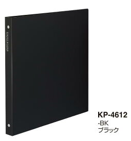 セキセイ フォトバインダー 高透明 Lサイズ 2列3段ポケット ブラック BK KP-4612-60