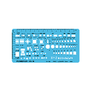 ステッドラー テンプレート 室内レイアウト定規 1/200 976 08