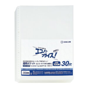 �L���O�W�� �����|�P�b�g �G�R�m�~�|�^�C�v A4S 30�� �䎆�Ȃ� 103EPP-100