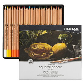 LYRA リラ 水彩色鉛筆 アクアレル メタルボックス入り 24色セット L2011240