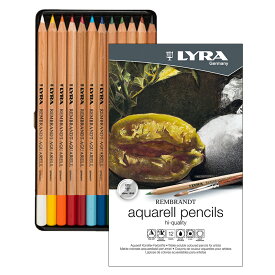 LYRA リラ 水彩色鉛筆 アクアレル メタルボックス入り 12色セット L2011120