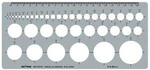 DRAPAS ドラパス テンプレート S型 円定規No.1 No.32-101S