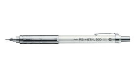 ぺんてる 製図用シャープペンシル PG-METAL350 0.5mm 軸色クリアホワイト PG315-TW