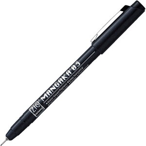 ���| �����}�[�J�[ ZIG Cartoonist MANGAKA 03 BLACK �� 5�{�� CNM-03-010