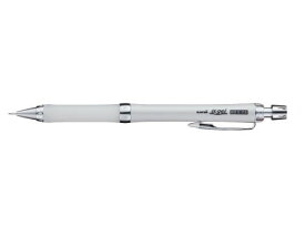 三菱鉛筆 シャープペン ユニ アルファゲル スリムタイプ かため 0.5mm ホワイト M5809GG1P.1