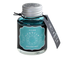 寺西化学 万年筆用インキ ギター 大正浪漫 ハイカラインキ BRILLIANT MINT ブリリアントミント TRH-40ML-T74