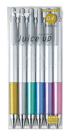 パイロット ゲルインキボールペン ジュース アップ Juice up メタリック 超極細 0.4mm 6色セット LJP120S4-6CM