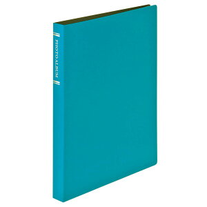 ナカバヤシ 超透明ポケットアルバム 溶着式 L判2段 88枚 ブルー CTPL-80-BU