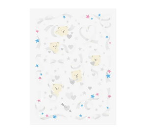 キングジム デコレーションステッカー ファブラブ favluv リボン グレー 5セット入 FLS01-08