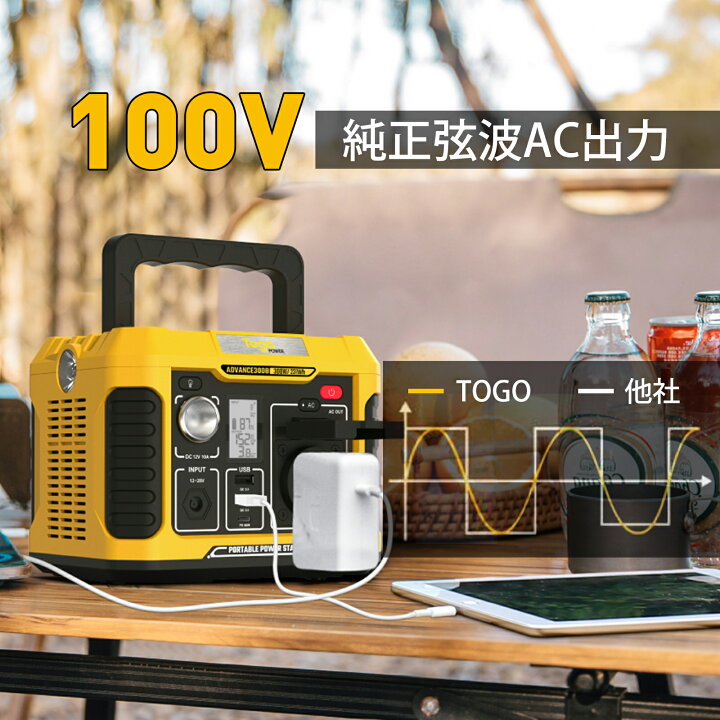 楽天市場】ポータブル電源セット 大容量 231Wh 62400mAh ソーラー  