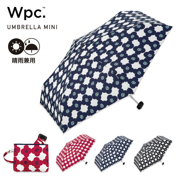 楽天市場】【Wpc.公式】折りたたみ雨傘 カメリア ミニ【折りたたみ傘 