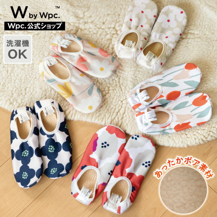 楽天市場】【Wpc.公式】Wpc. Patterns ぽかフィットルームシューズ 