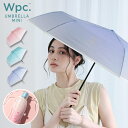 ギフト対象【Wpc.公式】折りたたみ雨傘 ［ビニール傘］コスメティックアンブレラ ミニ【折りたたみ傘 折り畳み傘 レディース 女性 50cm グラデーション 無地 シンプル パステルカラー 軽量 軽い ブランド おしゃれ 可愛い】