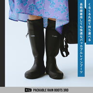 2026SS【KiU公式】パッカブルレインブーツ 3RD【防水 撥水 長靴 ロングブーツ コンパクト 折りたたみ 収…