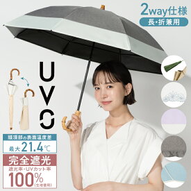 【UVO公式】最強の日傘 折りたたみ傘／2段 Wpc.【日傘 完全遮光100% 完全UVカット100%生地 晴雨兼用 紫外線対策 日焼け対策 遮熱 フリル 花柄 軽量 女性 2WAY 折り畳み傘 8本骨 レディース傘 撥水 ブランド 】