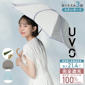 【UVO公式】最強の日傘 折りたたみ傘／3段 Wpc.【日傘 完全遮光100％ 完全UVカット100％生地 軽量 晴雨兼用 花柄 フリル 晴雨兼用 遮熱 レディース ブランド おしゃれ 可愛い かわいい バンブーハンドル プレゼント】 ギフト対象