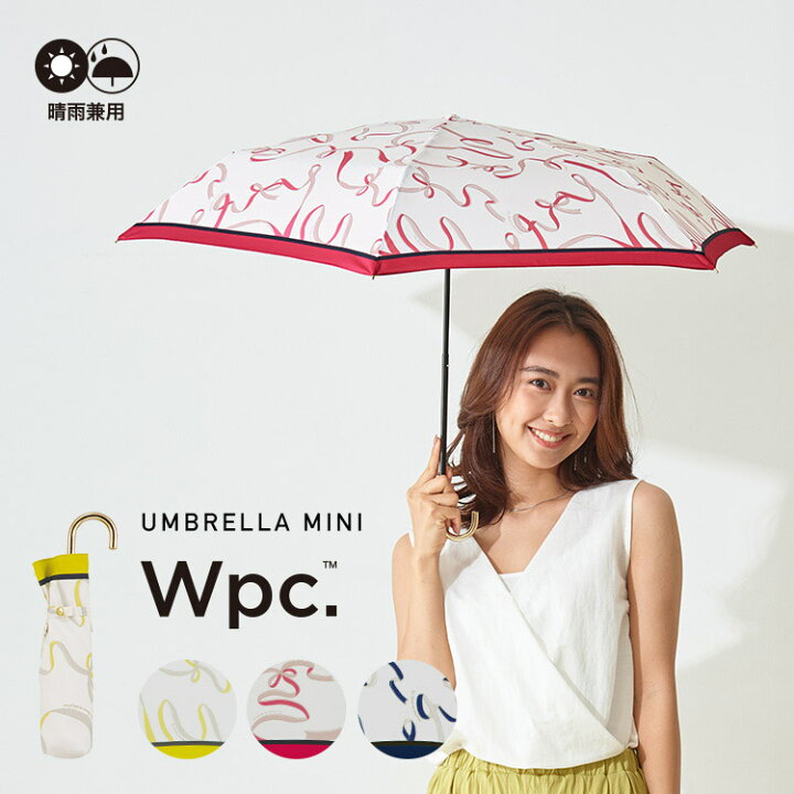 楽天市場 セール 50 オフ ギフト対象 Wpc 公式 折りたたみ雨傘 リボンスカーフ ミニ 折りたたみ傘 おしゃれ レディース 女性 継続撥水 晴雨兼用 Uvカット ゴールドハンドル 可愛い 華やか エレガント Wpc Kiu Official Shop