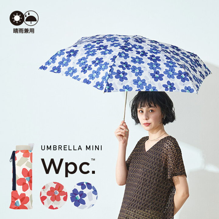 楽天市場 再値下げ セール50 オフ ギフト対象 Wpc 公式 折りたたみ雨傘 ペルシッドフラワーmini 折りたたみ傘 おしゃれ コンパクト レディース 女性 継続撥水 晴雨兼用 Uvカット 花柄 北欧 カラフル かわいい 母の日 プレゼント Wpc Kiu Official Shop
