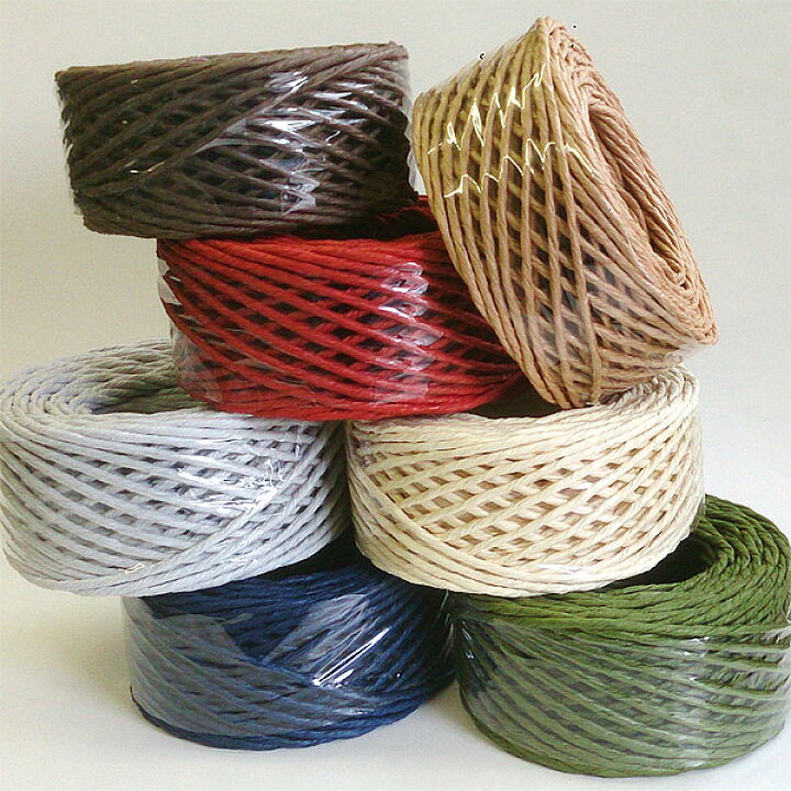 楽天市場】紙ロープ（紙ひも）50m巻 : WrapFun