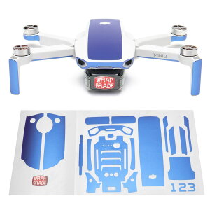 �y�����zWRAPGRADE ���b�v�O���[�h �h���[���p �X�L���V�[�� DJI Mini 2��p �A�N�Z���g�J���[ �S20�F