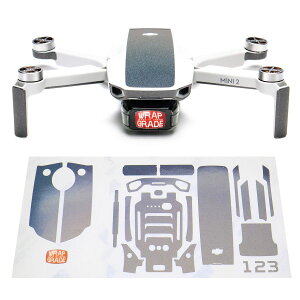 �y�����zWRAPGRADE ���b�v�O���[�h �h���[���p �X�L���V�[�� DJI Mini 2��p �A�N�Z���g�J���[ �S20�F