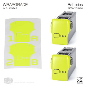 �y�����zWRAPGRADE ���b�v�O���[�h �h���[���p �J�X�^�� �X�L���V�[�� DJI Avata 2 �o�b�e���[�p 2�� �S13�F
