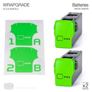 �y�����zWRAPGRADE ���b�v�O���[�h �h���[���p �J�X�^�� �X�L���V�[�� DJI Avata 2 �o�b�e���[�p 2�� �S13�F