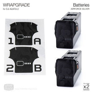 �y�����zWRAPGRADE ���b�v�O���[�h �h���[���p �J�X�^�� �X�L���V�[�� DJI Avata 2 �o�b�e���[�p 2�� �S13�F