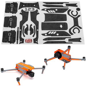 �y�����zWRAPGRADE ���b�v�O���[�h �h���[���p �J�X�^�� �X�L���V�[�� DJI AIR 3��p �A�N�Z���g�J���[