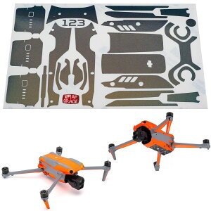 �y�����zWRAPGRADE ���b�v�O���[�h �h���[���p �J�X�^�� �X�L���V�[�� DJI AIR 3��p �A�N�Z���g�J���[