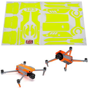 �y�����zWRAPGRADE ���b�v�O���[�h �h���[���p �J�X�^�� �X�L���V�[�� DJI AIR 3��p �A�N�Z���g�J���[