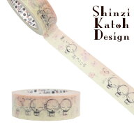 マスキングテープ シール堂 シンジカトウ Shinzi Katoh 美しい花のこころ ks-mt-10171 15mm×10m