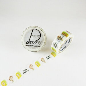 }XLOe[v ROUND TOP ۓVY Ehgbv HIRANO TOSHIYUKIHappy Wedding15mm×10m HT-MK-018