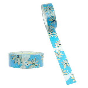 �}�X�L���O�e�[�v �V�[���� �V���W�J�g�E Shinzi Katoh flower bird �t�����[�o�[�h 15mm×10m ks-mt-10164