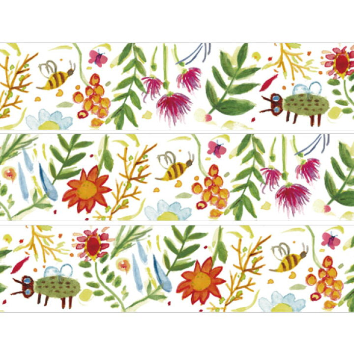 楽天市場 デザイン養生テープ Yojo Tape 小屋女子diyカフェ Yojoテープ 弱粘着 イラスト Yjv 05 幅45mm 5m シモジマラッピング倶楽部