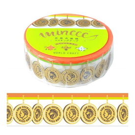 マスキングテープ ワールドクラフト ミンイー 民族衣装柄 Coin コイン MZMT15-010(15mm×5m)