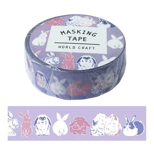 }XLOe[v [hNtg WORLD CRAFT Aj} rabbit MT15-036 (15mm×7m)
