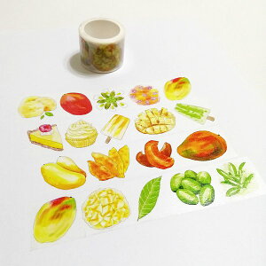 }XLOe[v iّn Taiwan Mango & Snacks 25mmx10m}XLOe[v 蒠fR[V