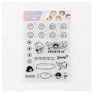 クリアスタンプ BGM ビージーエムデート BT-CS036 手帳 スケジュール はんこ おしゃれ かわいい