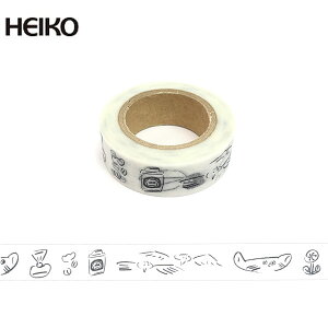 }XLOe[v WRAPPLE VW} HEIKO m_}LR ̃JtF^C 15mm×10m IWifUC }XLOe[v