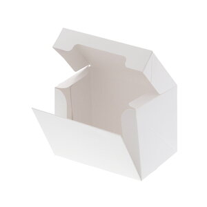 【楽天マラソンSALE10％OFF】箱 ケーキ箱 HEIKO シモジマ 食品包材 サイドオープンケーキ箱 1号 白 ポケット付 10枚