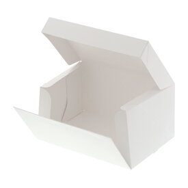 【楽天マラソンSALE10％OFF】箱 ケーキ箱 HEIKO シモジマ 食品包材 サイドオープンケーキ箱 3号 白 ポケット付 10枚