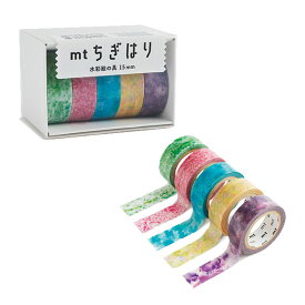 マスキングテープ mt カモ井加工紙 ちぎはりBOX 水彩絵の具セット MTTIGIS02