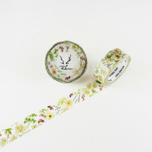 }XLOe[v ROUND TOP ۓVY Ehgbv Mirikul:rer ~N[ flower4 15mm×10m MI-MK-018