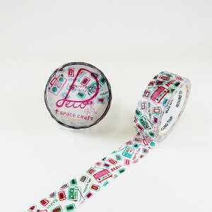 yyVX[p[Z[z}XLOe[v ROUND TOP ۓVY Ehgbv SPACE CRAFT ┓ WIƃJZbge[v 15mm×8m SC-MK-081